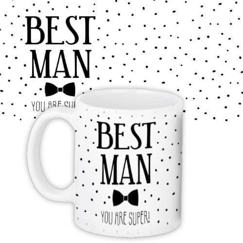 Чашка "Best man" 330 мл (0388)