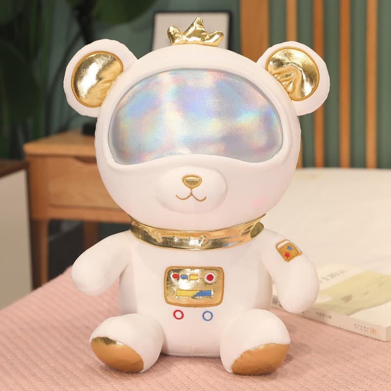 М'яка Плюшева Іграшка Plush Ведмедик Космонавт з Короною 25 см Ведмідь (9359)
