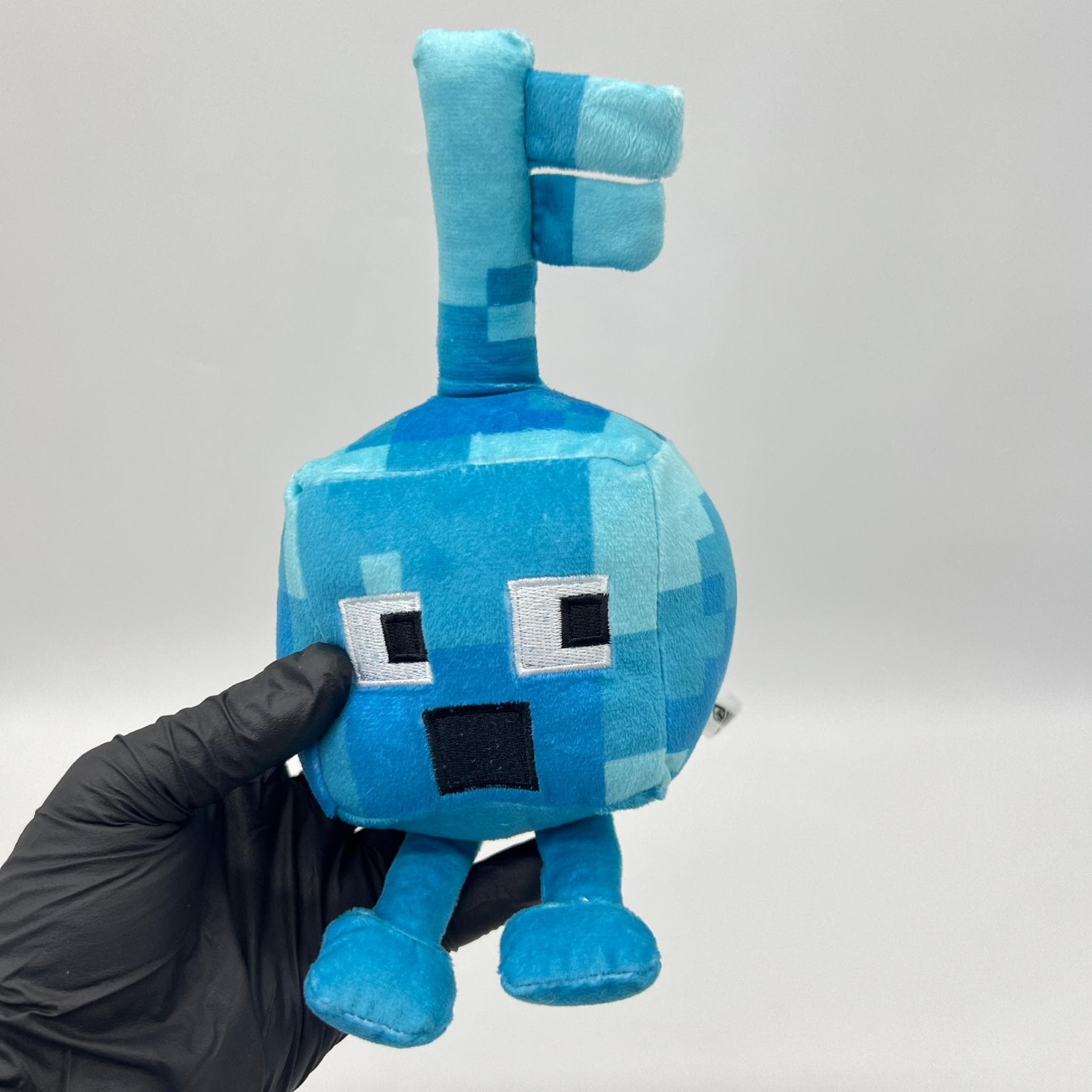 М'яка іграшка Майнкрафт Голем Діамантовий ключ 20 см синій Minecraft