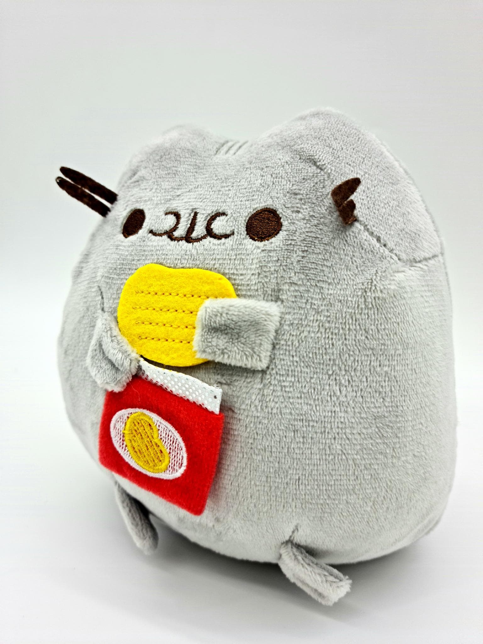М'яка Плюшева Іграшка Plush Кіт Пушин зі Снеками Pusheen 15 см сірий (1024605)