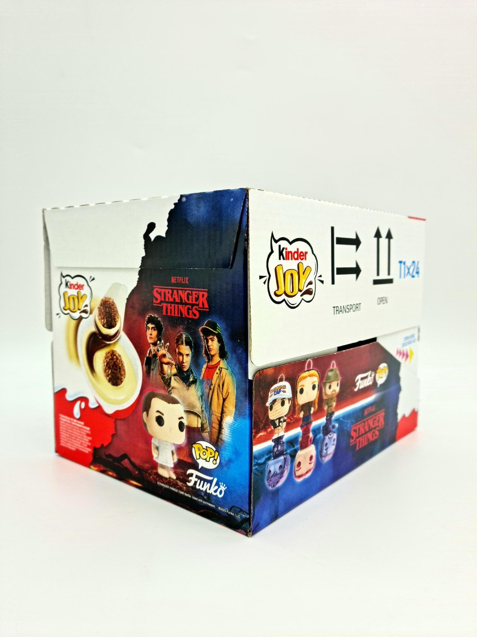 Шоколадне Яйце Кіндер Джой Дивні Дива Фанко Поп Kinder Joy Funko Pop Stranger Things блок 24шт х 20г комплект фігурок