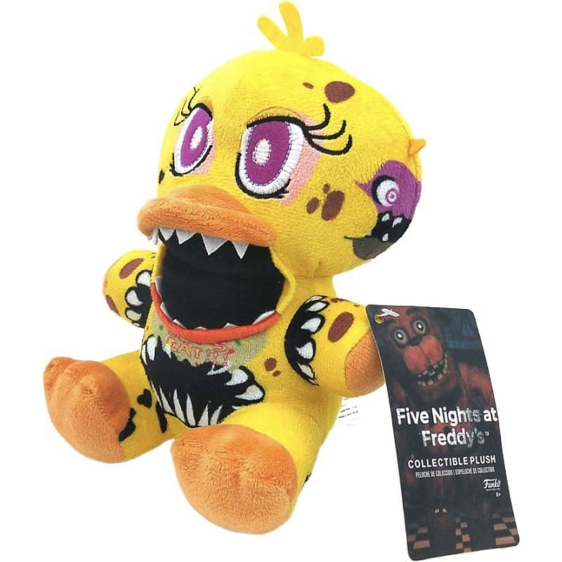 М'яка іграшка Качка Чіка з зубами 5 ночей з Фредді FNAF / Фнаф Фреді (Five Nights at Freddy's) 18 см (10032)