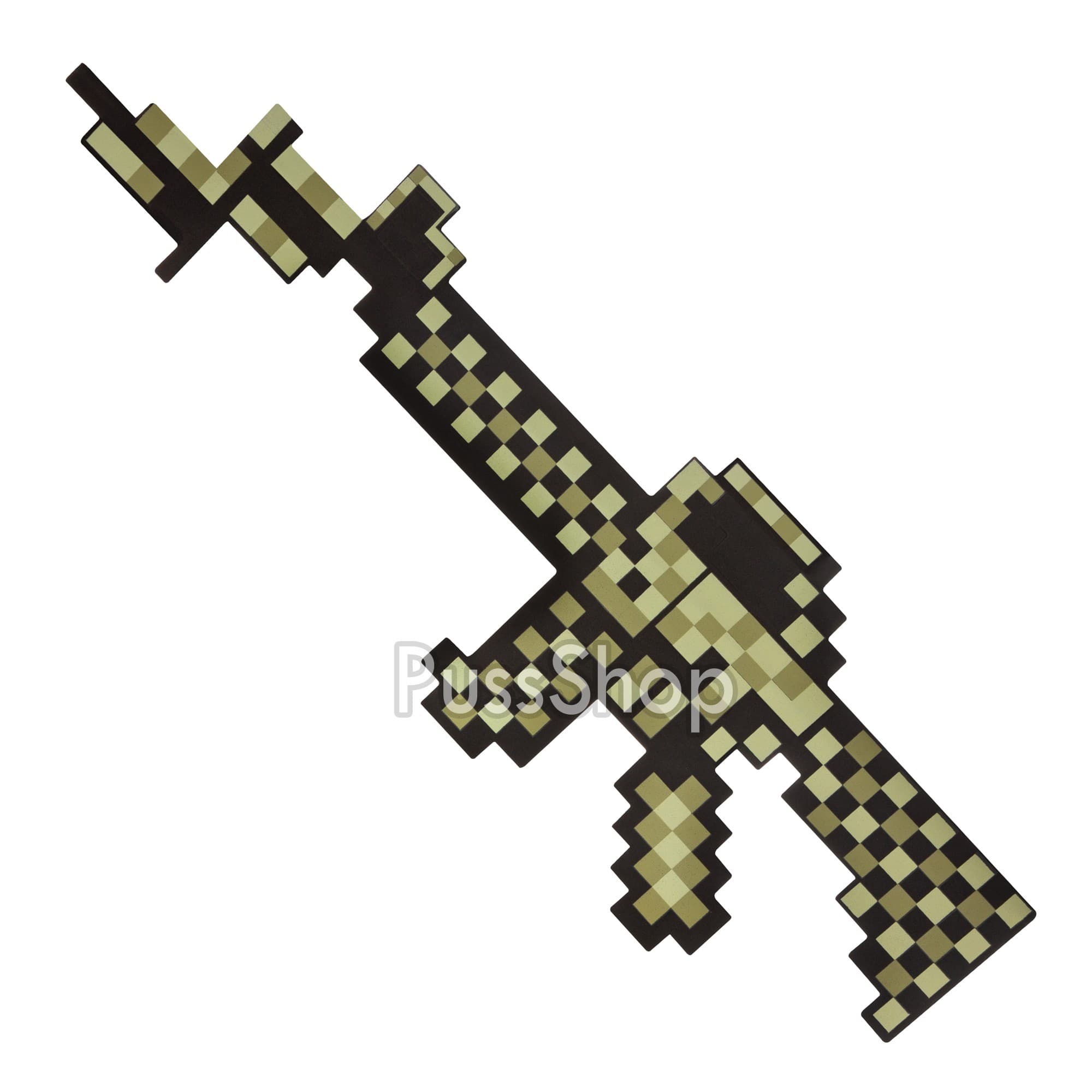 Іграшка Автомат Майнкрафт Золотий Minecraft 65 см жовтий (6361)