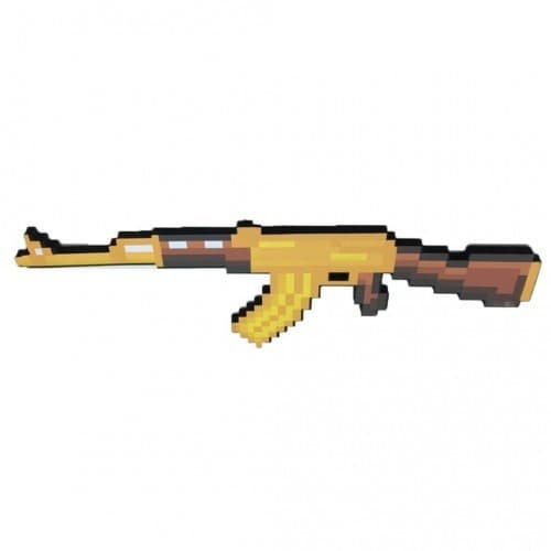Іграшка Автомат Майнкрафт Калашникова AK47 Золотий Minecraft 68 см (6370)