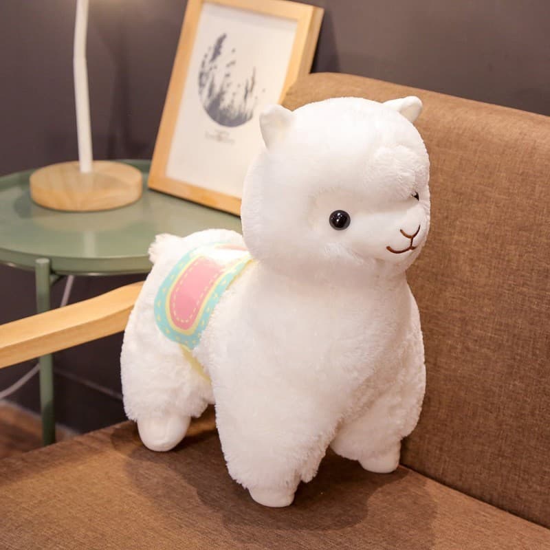 М'яка Плюшева Іграшка Plush Альпака Біла 45 см Лама (9245)