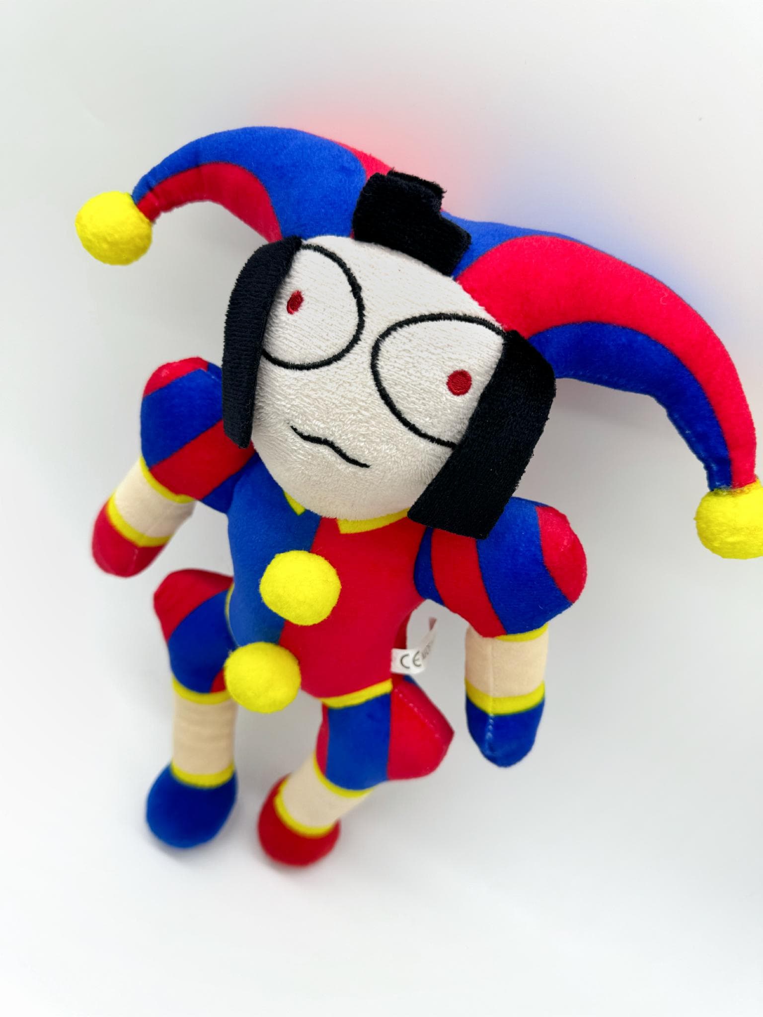 М'яка іграшка Клоун Помні з гудзиками Цифровий Цирк / Clown Pomni The Amazing Digital Circus 30 см (1009777)