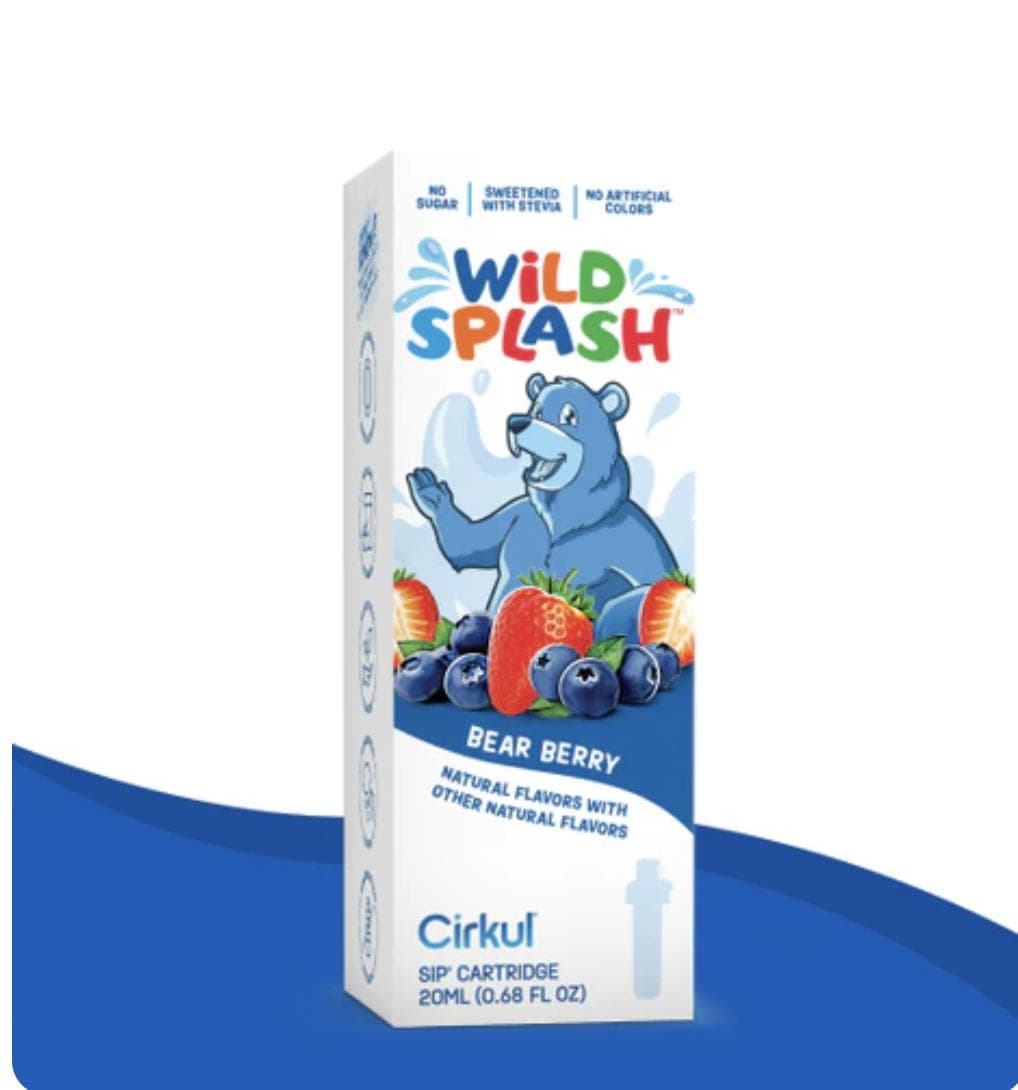 Картридж Cirkul Wild Splash Ягода Ведмідь Беррі Cartridges 1 шт (7098280)