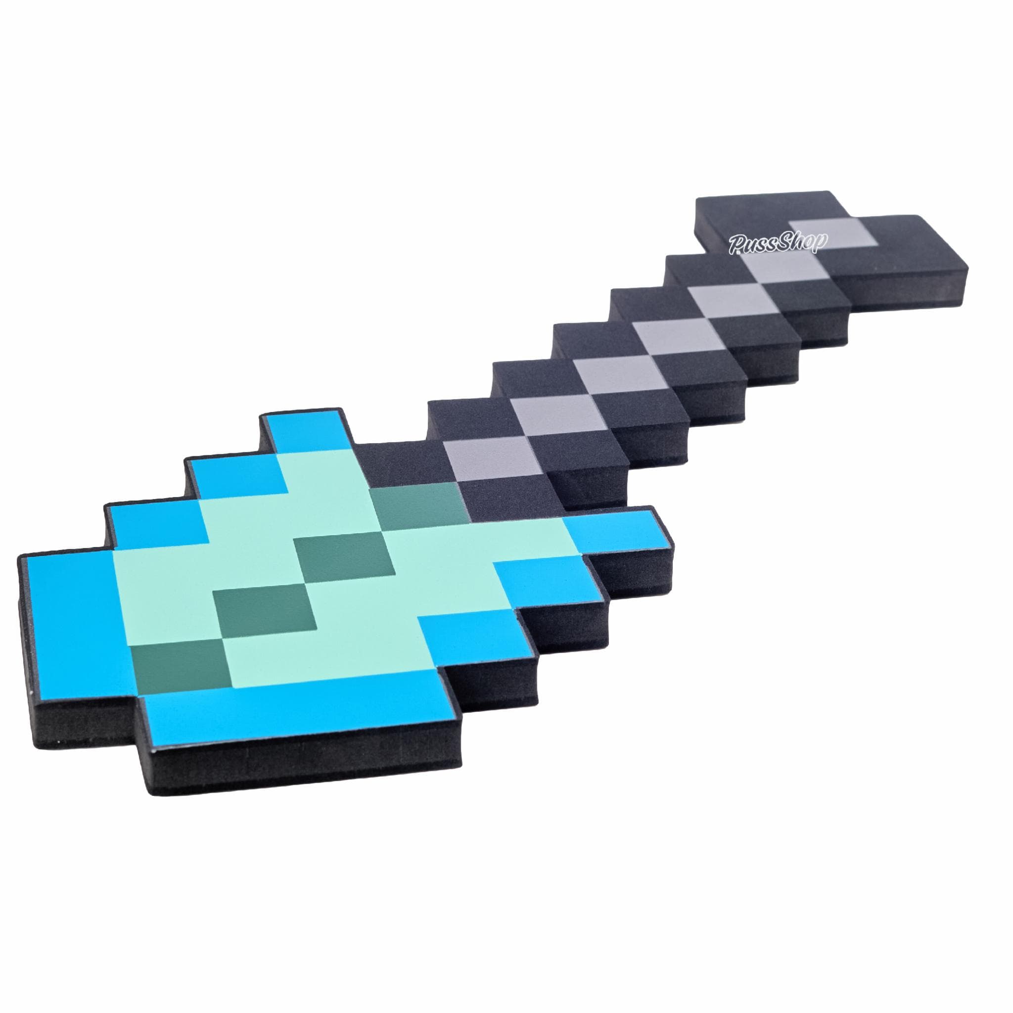 Іграшка Лопата Майнкрафт Діамантова Minecraft 45 см синя (6366)