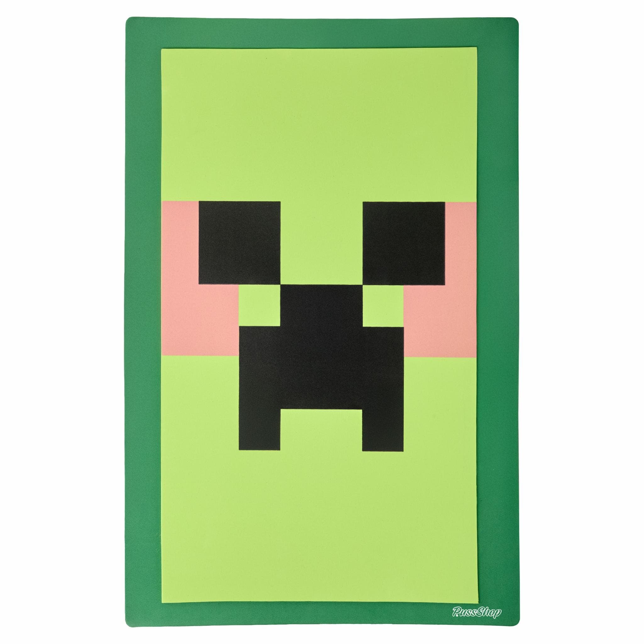 Іграшка Майнкрафт Щит Кріпер Minecraft зелений 60 см (6402)