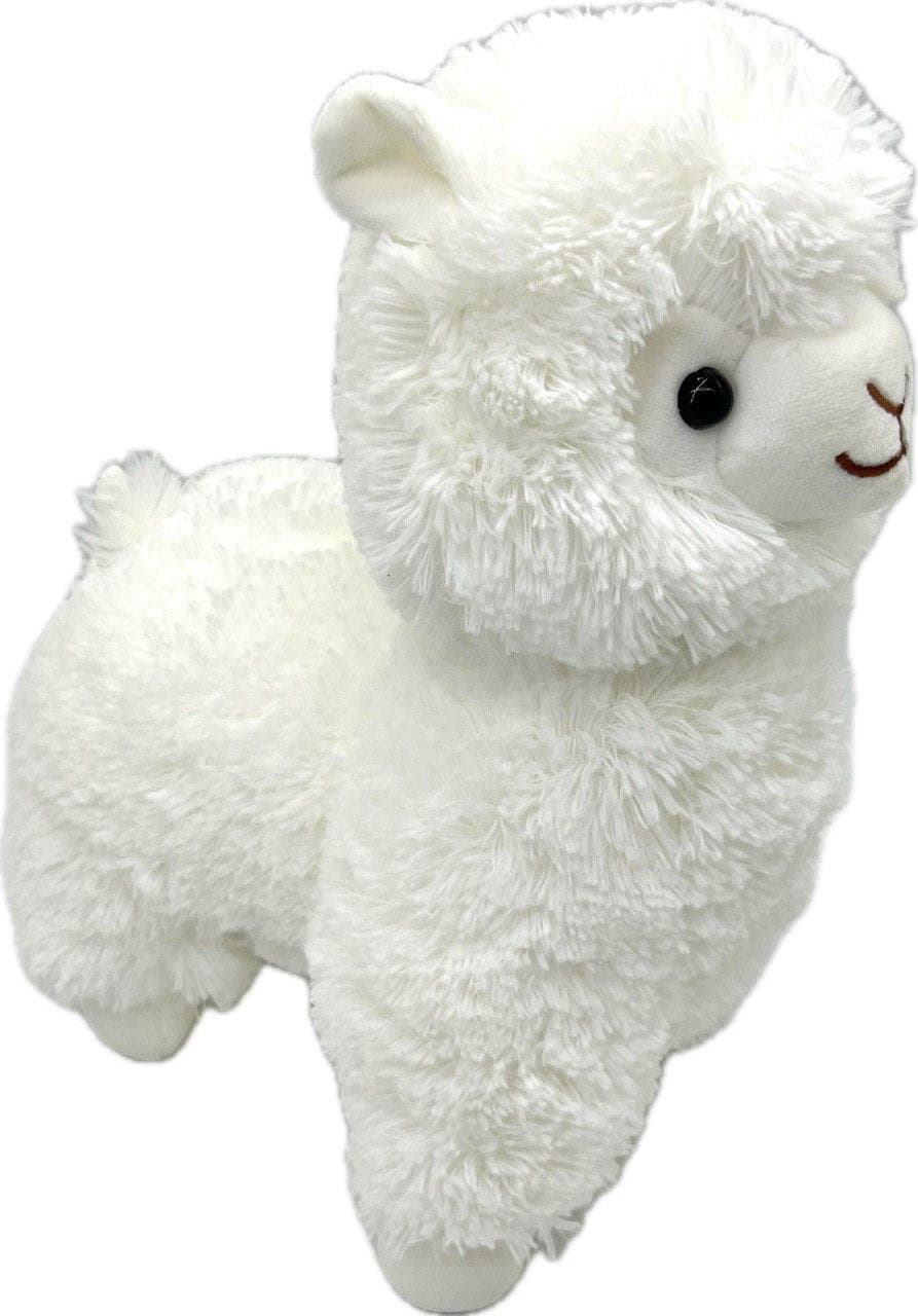 М'яка Плюшева Іграшка Plush Альпака Лама 35 см Біла (9248)