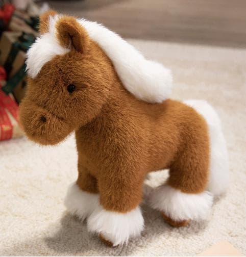 М'яка Плюшева Іграшка Кінь коричневий 30 см Поні Plush (9097)