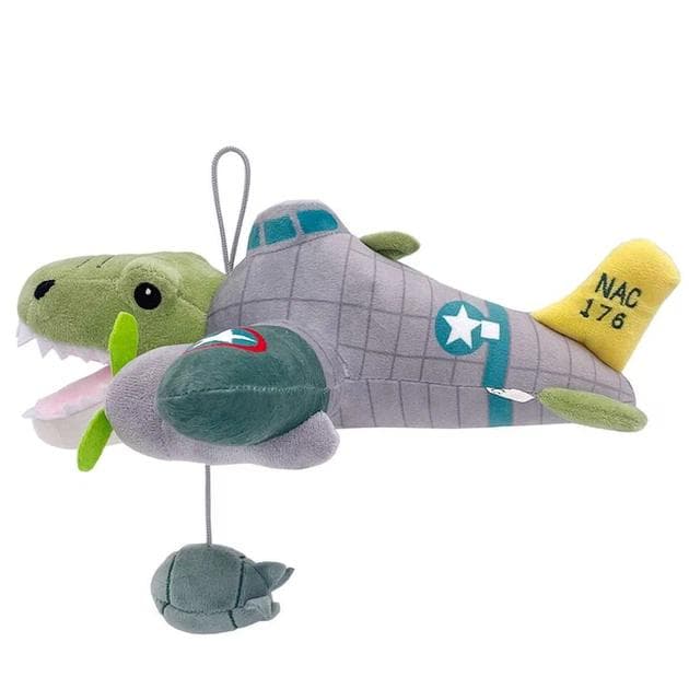 М’яка іграшка Бомбардиро Крокодило 29 см – мем‑персонаж Bombardino Crocodilo Тик-Ток (3020007)