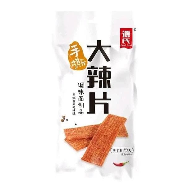 Китайський гострий снек Latiao (латяо) соєве м’ясо Genji Food Snack Kacang Tahu Kulit 90 г (5665)