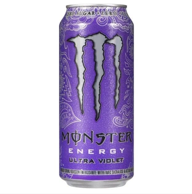 Енергетик Monster Energy Ultra Violet 500 мл - ягідно-виноградний смак, без цукру (0002816)