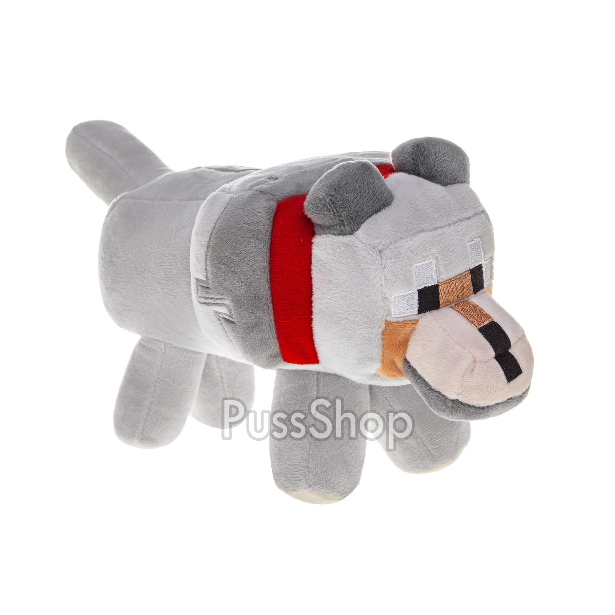 М'яка іграшка герой Plush Собака велика 35 см (Печерний Вовк) Minecraft (6334)