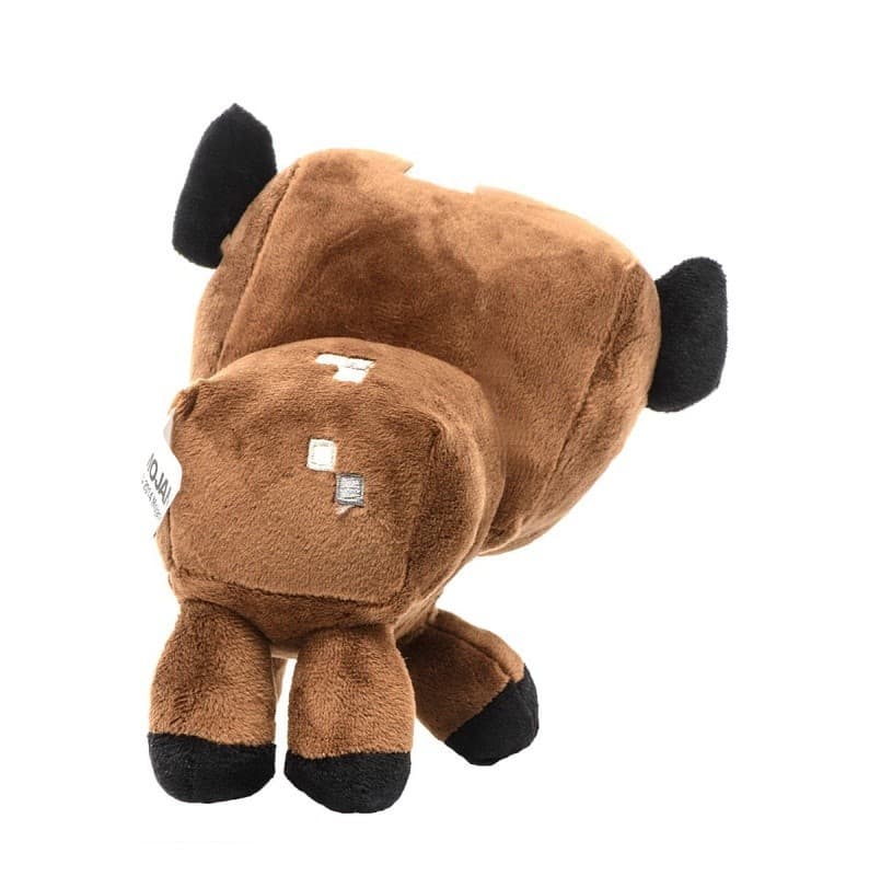 М'яка іграшка герой Plush Корова Коричнева 16 см Minecraft (6300)