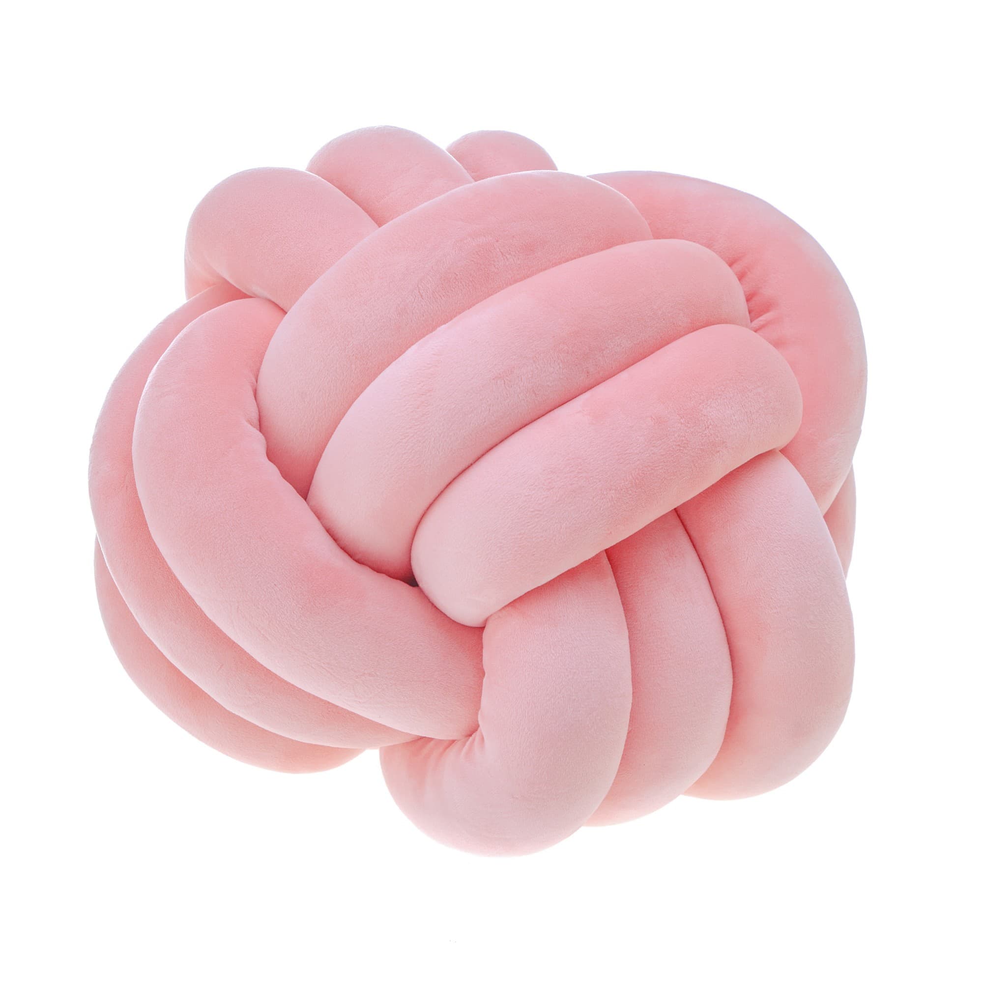 Подушка Plush вузол декоративна 30 см рожева (9235)