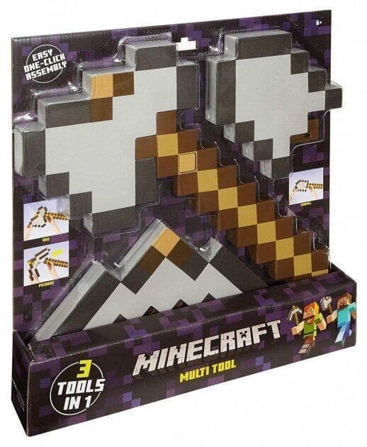 Набір 3 в 1 (Кирка / Лопата / Сокира) Майнкрафт Minecraft 34 см (6283)