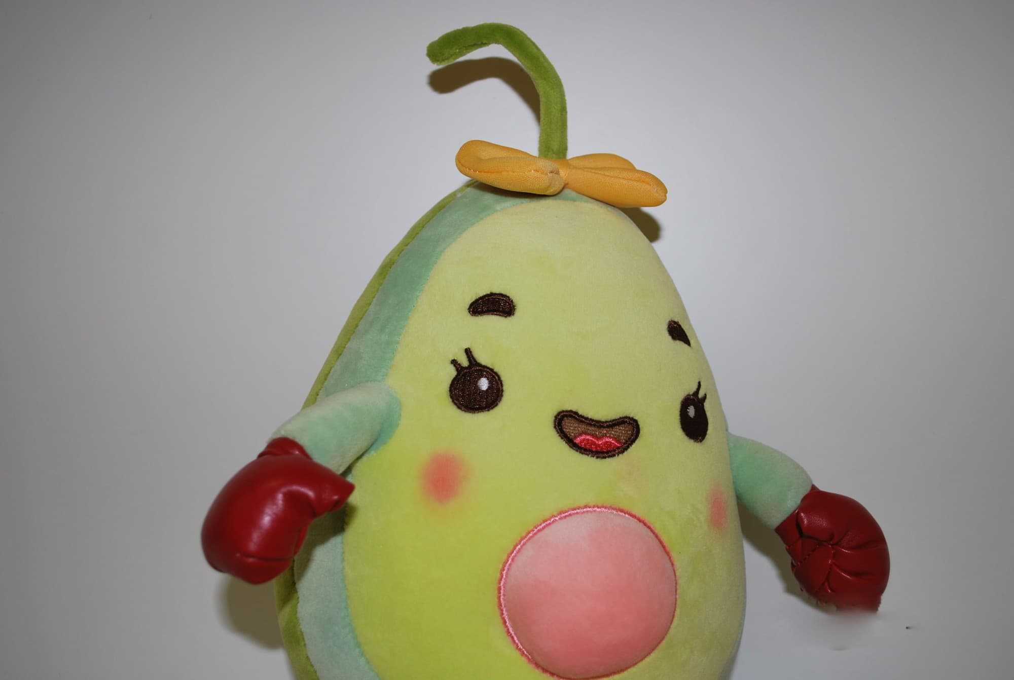 М'яка Плюшева Іграшка 40 см Авокадо в боксерських рукавицях Plush Avocado (9252)