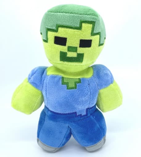 М'яка іграшка Майнкрафт Зомбі 20 см Зелений Minecraft (6302)