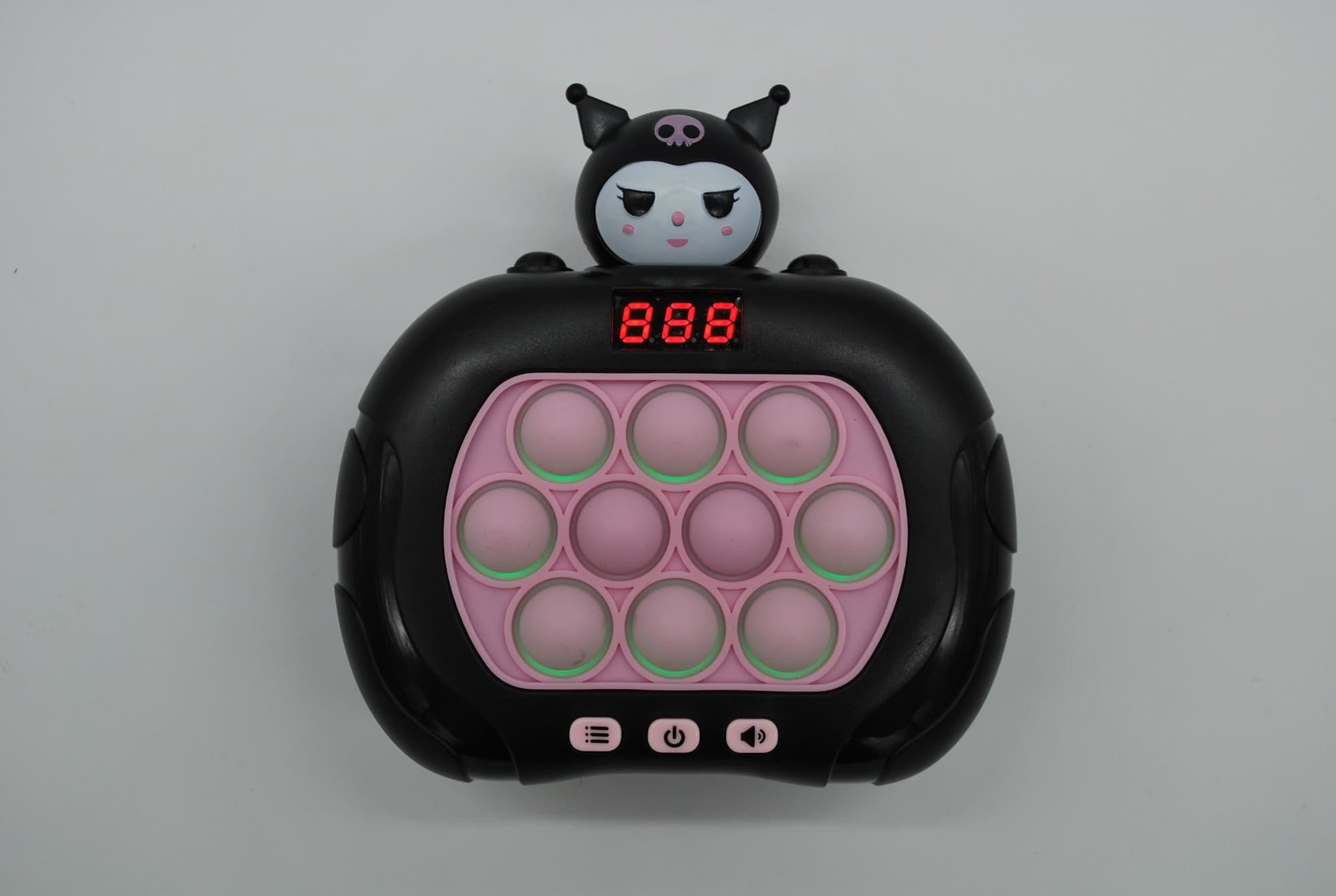 Електронна приставка консоль з екраном Quick Push Game гра Pop It антистрес тік-ток іграшка Поп Іт Куромі Хеллоу Кітті (10010104)