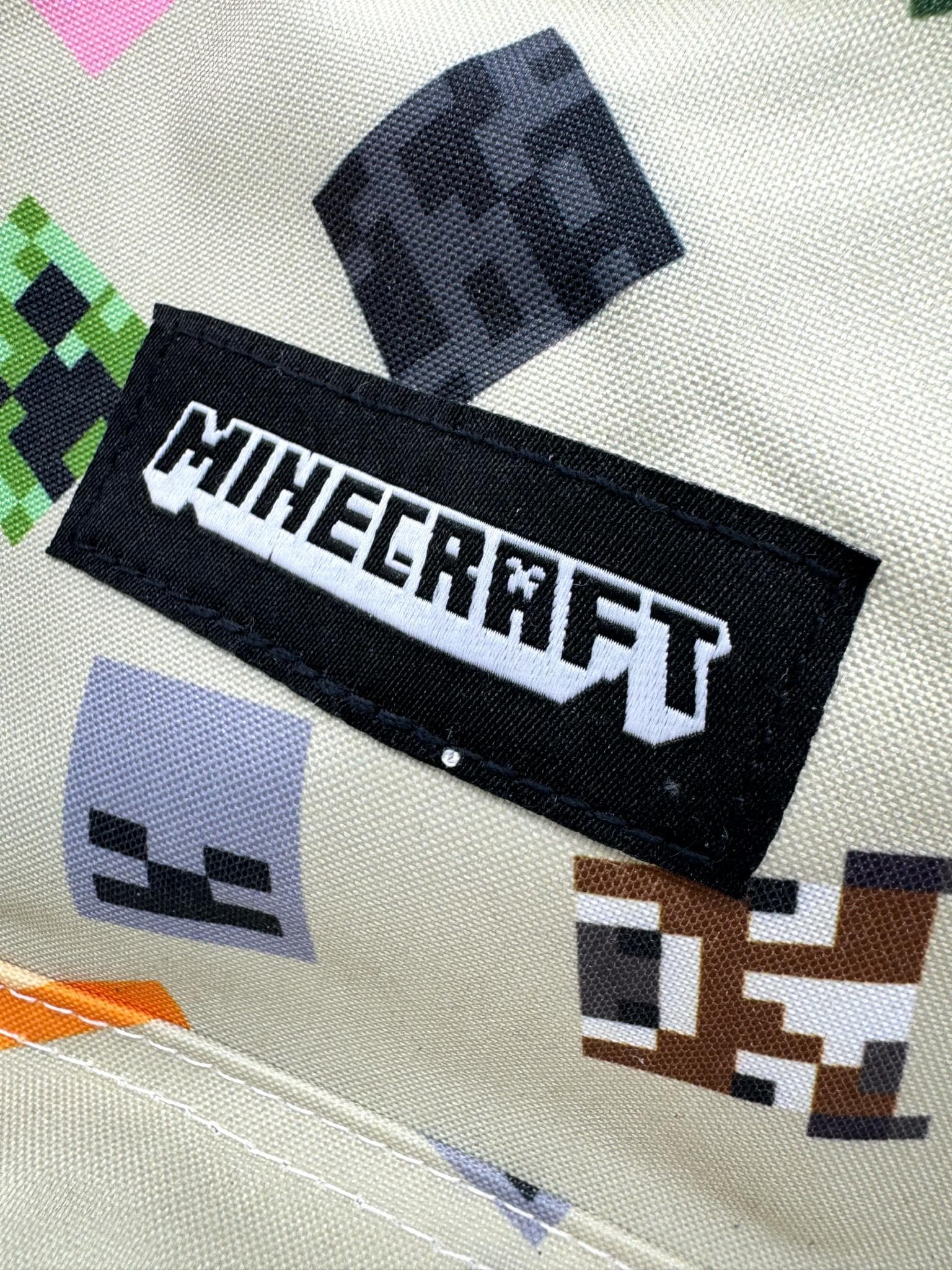 Рюкзак Minecraft Allworld Персонажі та Моби Бежевий шкільний / повсякденний (6230)