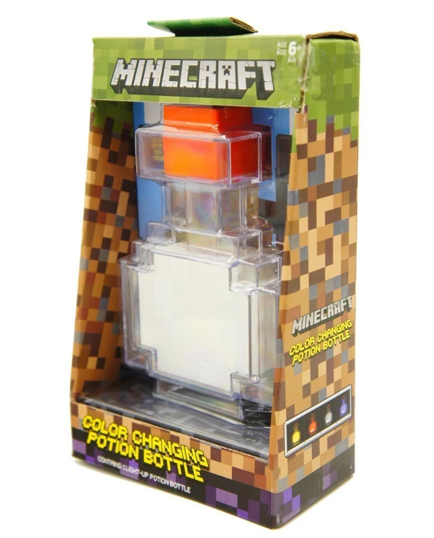 LED Нічник - Світильник Пляшка з Зіллям Майнкрафт Minecraft (6275)