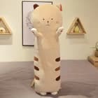 М'яка Плюшева Іграшка Plush Кіт Батон Бежевий Антистрес Обіймашка 100 см (1030002)